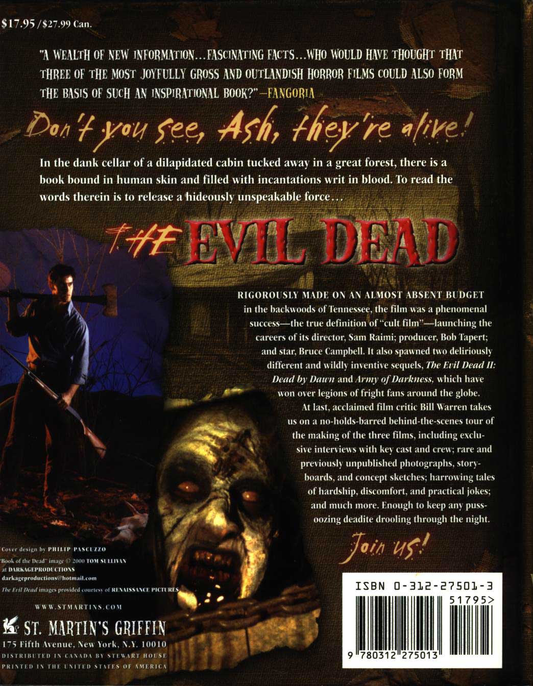 BOOKS: THE EVIL DEAD COMPANION (US, St. Martin's Griffin ,2001)