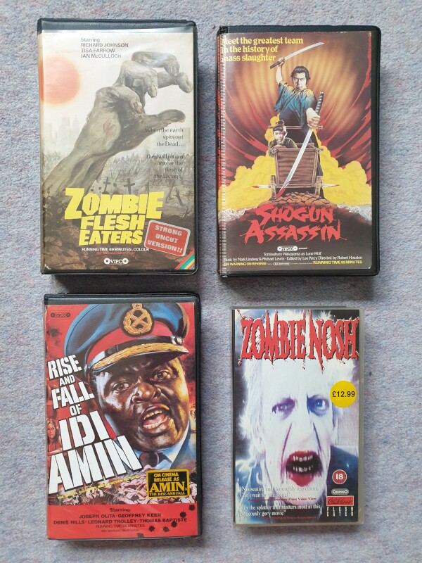 Rob's Nostalgia Projects - Zombie Flesh Eaters VHS Pre-Cert Blu-Ray