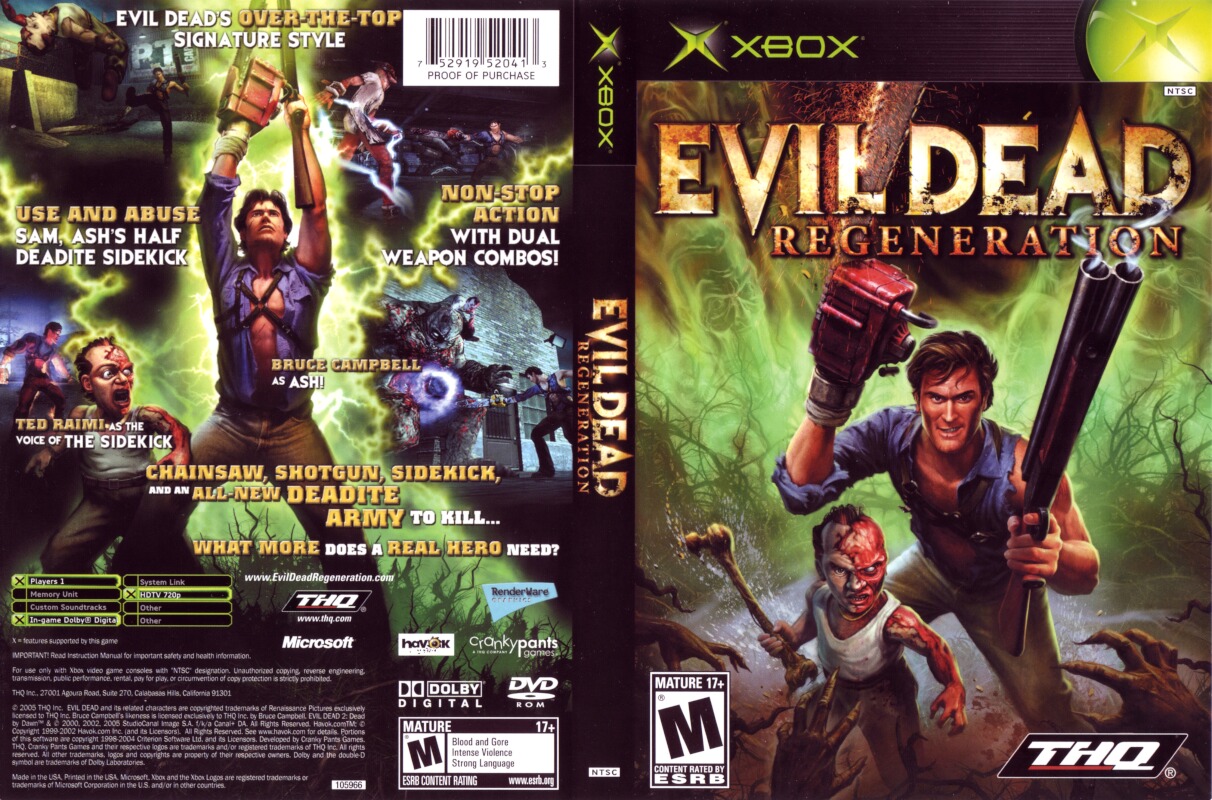 Evil Dead: Regeneration (Sony PlayStation 2, 2005) for sale online